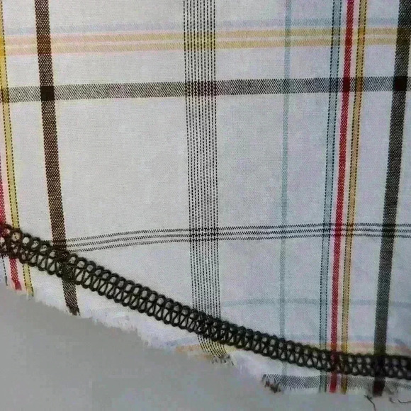 Y2K Aeropostale Vintage Fit Short Sleeved Plaid Button Up Shirt sz XL - Picture 6 of 9